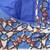 Blue premium cotton handblock printed blouse