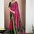 Bandhani pure chiffon fusion bandhani saree