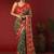 Bandhani zari pure georgette fusion bandhani saree