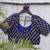 Blue premium cotton handblock printed blouse