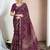 Bandhani zari pure chiffon fusion bandhani saree