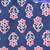 Blue premium cotton handblock printed blouse