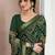 Bandhani pure chiffon fusion bandhani saree
