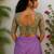 Green premium cotton handblock printed blouse