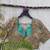 Green premium cotton handblock printed blouse