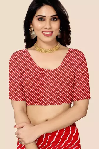 Leheriya poly georgette leheriya saree