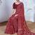 Bandhani poly georgette leheriya saree