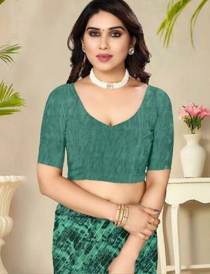 Leheriya poly georgette leheriya saree 3