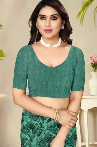 Leheriya poly georgette leheriya saree