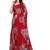Floral poly georgette bandhani saree