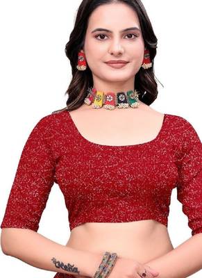 Floral poly georgette bandhani saree 3