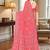 Tie and dye poly georgette leheriya saree