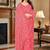 Tie and dye poly georgette leheriya saree