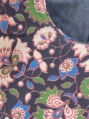 Multicolor premium cotton handblock printed blouse 5