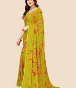Poly georgette leheriya saree