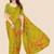 Poly georgette leheriya saree