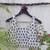 White premium cotton handblock printed blouse