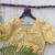 Yellow premium cotton handblock printed blouse