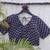 Blue premium cotton handblock printed blouse