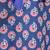 Blue premium cotton handblock printed blouse
