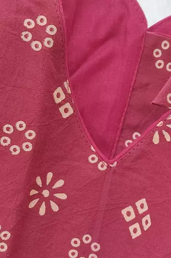 Brown premium cotton handblock printed blouse