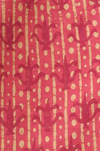 Brown premium cotton handblock printed blouse