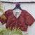 Brown premium cotton handblock printed blouse