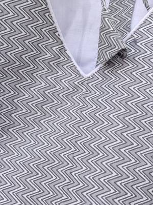 Grey premium cotton handblock printed blouse 5