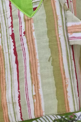 Multicolor premium cotton handblock printed blouse