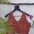 Brown premium cotton handblock printed blouse