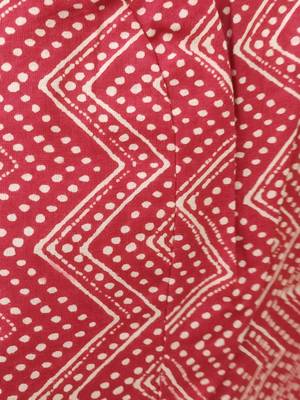 Brown premium cotton handblock printed blouse 5