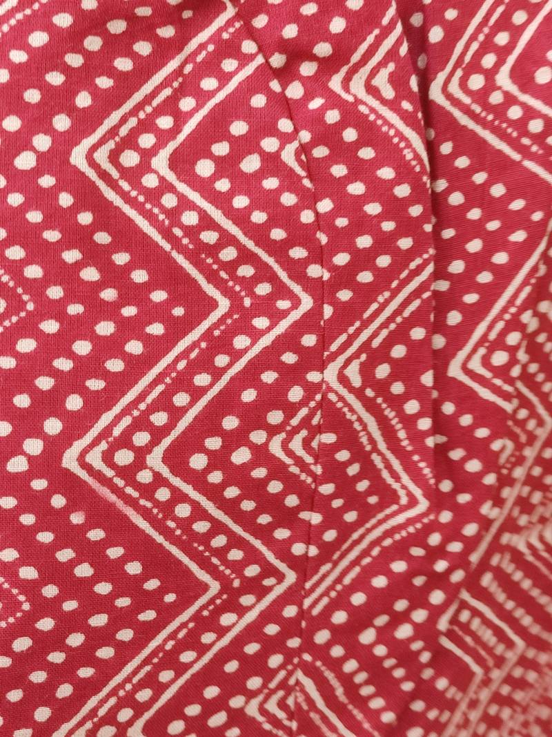 Brown premium cotton handblock printed blouse