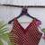 Maroon premium cotton handblock printed blouse