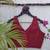 Maroon premium cotton handblock printed blouse