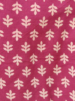 Maroon premium cotton handblock printed blouse 5