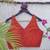 Peach premium cotton handblock printed blouse