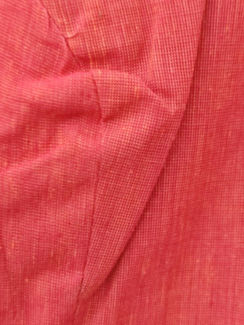 Peach premium cotton handblock printed blouse