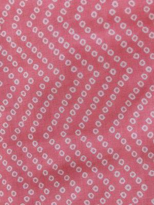 Pink premium cotton handblock printed blouse 5