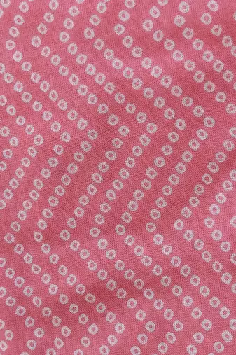 Pink premium cotton handblock printed blouse