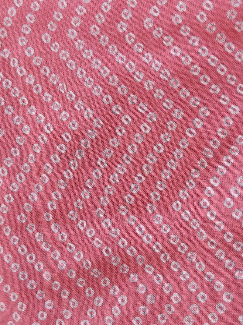 Pink premium cotton handblock printed blouse