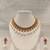 Certified natural freshwater pearls jewellery gold-plated ruby emerald pearl drop necklace and earrings set pearl drops.
