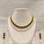 Certified natural freshwater pearls jewellery emerald green crystal & pearl drop choker necklace earring set.
