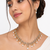 Certified natural freshwater pearls jewellery gold-toned cz & pearl drop necklace and earrings jewellery set.