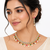 Certified natural freshwater pearls jewellery gold-toned cz necklace and earrings set with pearl drops.