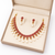 Certified natural freshwater pearls jewellery ruby & pearl choker necklace and earrings jewellery set pearl drop.