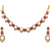 Certified natural freshwater pearls jewellery floral design, drop earrings included, bridal wear, white pearl.