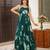 Jade floral printed anarkali gown for women