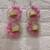 handmade mini rose and tea light toran decoration item for home decor (pack of 2)