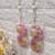 handmade mini rose and tea light toran decoration item for home decor (pack of 2)