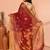 maroon cotton blend handloom saree with running blouse piece pallu & border zari work